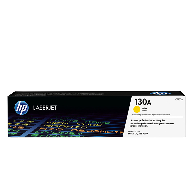 【精选】惠普（HP） LaserJet CF352A 130A 黄色硒鼓适用于LaserJet M176n M177fw