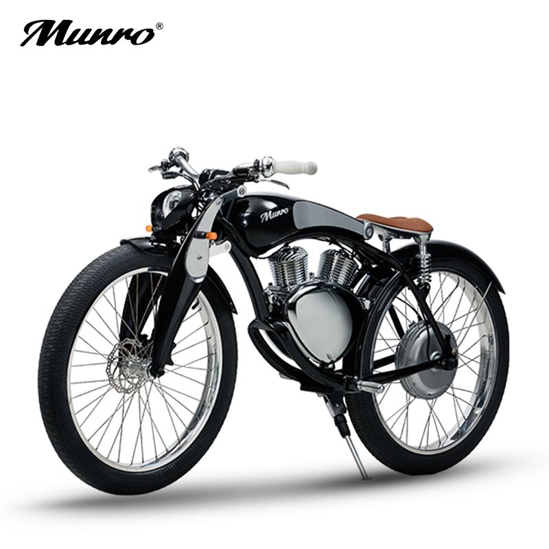Munro2.0 门罗2.0电动车电动摩托车 时尚版智能48V锂电池电动车 电动代步自行车续航50KM