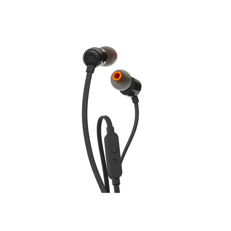 JBL T110 入耳式通话耳机 线控耳麦 重低音 游戏运动耳机