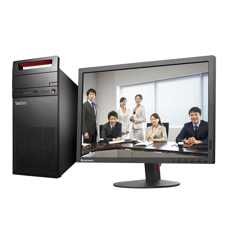 联想 ThinkCentre E74 19.5寸商用办公台式电脑整机（i3-6100 4G 500G)