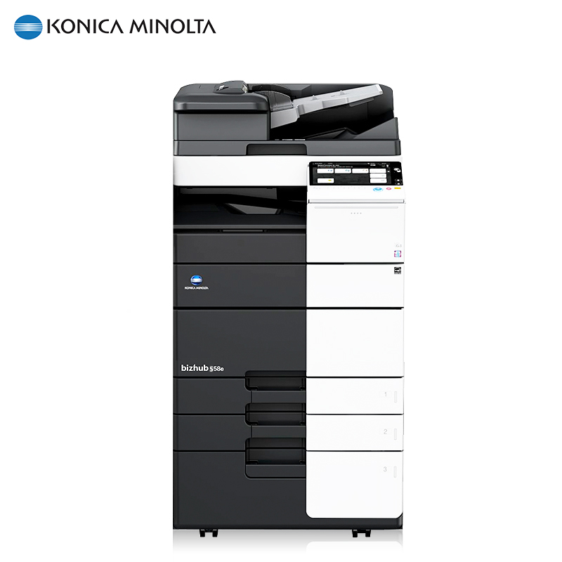 柯尼卡美能达(KONICA MINOLTA)bizhub 558e A3黑白复合机 55页/分 打印复印扫描(含自动双面输稿器+双纸盒+双面单元)
