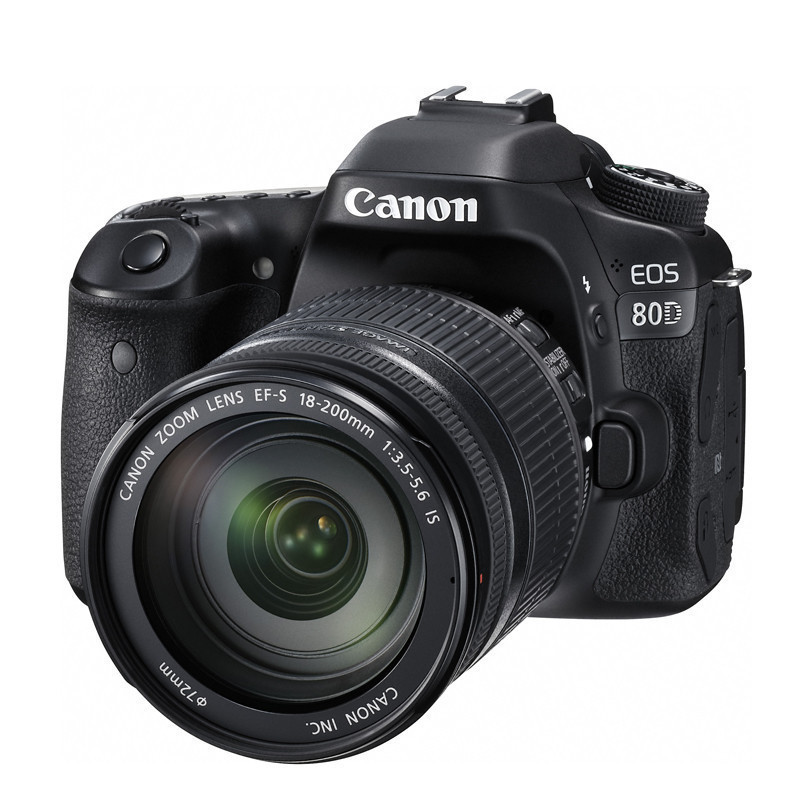 佳能(Canon)EOS 80D 数码单反相机套机(EF-S18-135IS USM)(原装电池+闪迪SD64G卡+包)
