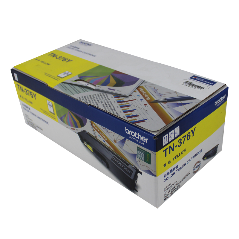 [精选]原装兄弟TN-376YL黄色粉盒适用于HL-L8250CDN DCP-L8400CDN MFC-L8650CDW