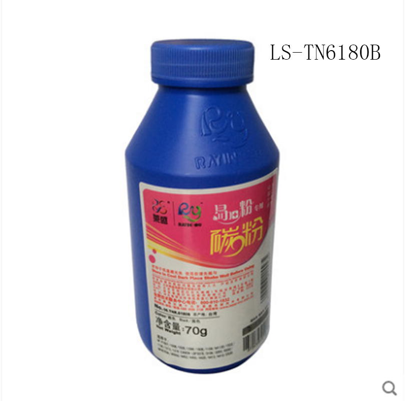 莱盛 黑色碳粉LS-TN6180B加粉 70g (单位:瓶) 适用于HP1008/1007/1216/1108/1106