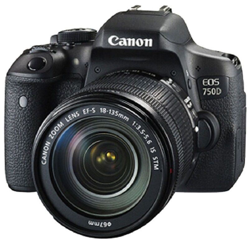 佳能(Canon)EOS 750D 数码单反相机套机(EF-S18-135IS STM)