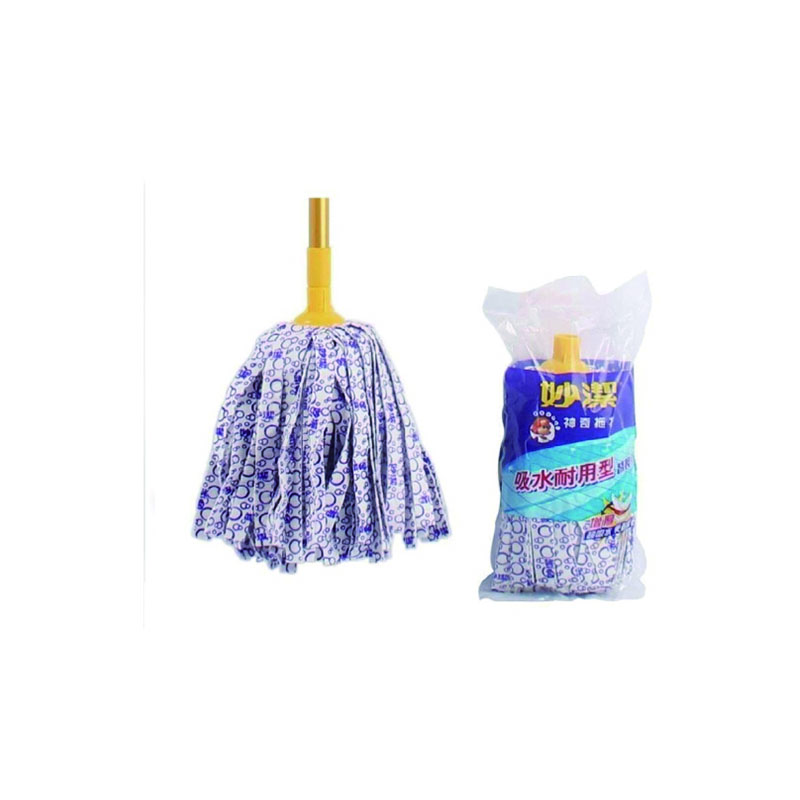 LTSM 妙洁(MIAOJIE) 60202布质棉拖拖把 墩布金属杆布条拧水拖把 布质拖把