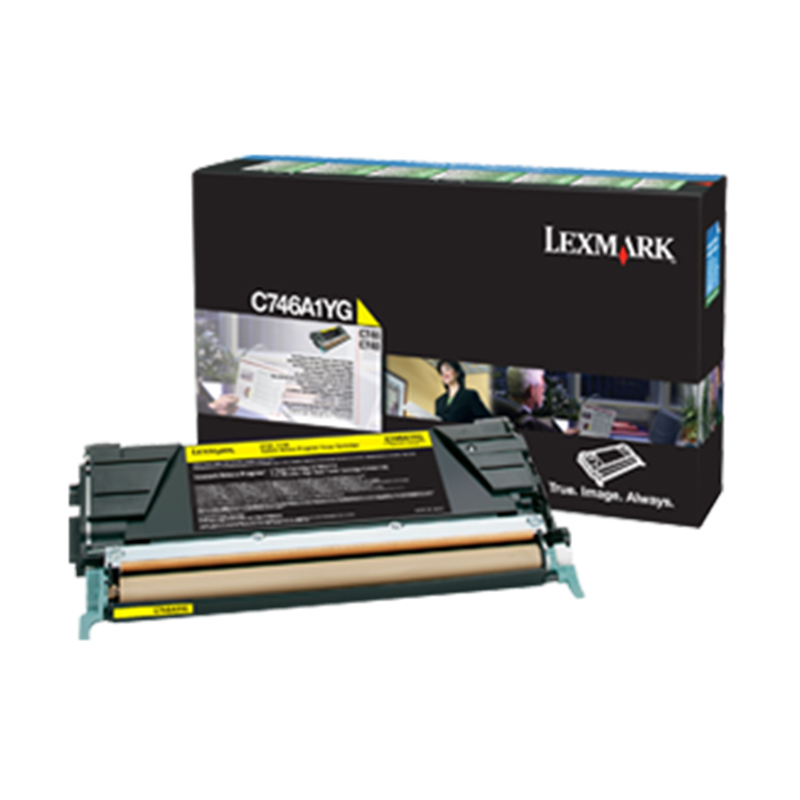【精选】利盟Lexmark C746/C748彩色激光打印机一体机复印机高容量蓝色色墨粉碳粉C746A1CG