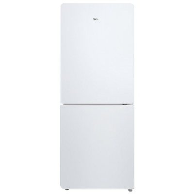 TCL BCD-163KF1 163升双门冰箱 家用节能两门 电冰箱小双门冷藏冷冻(芭蕾白)