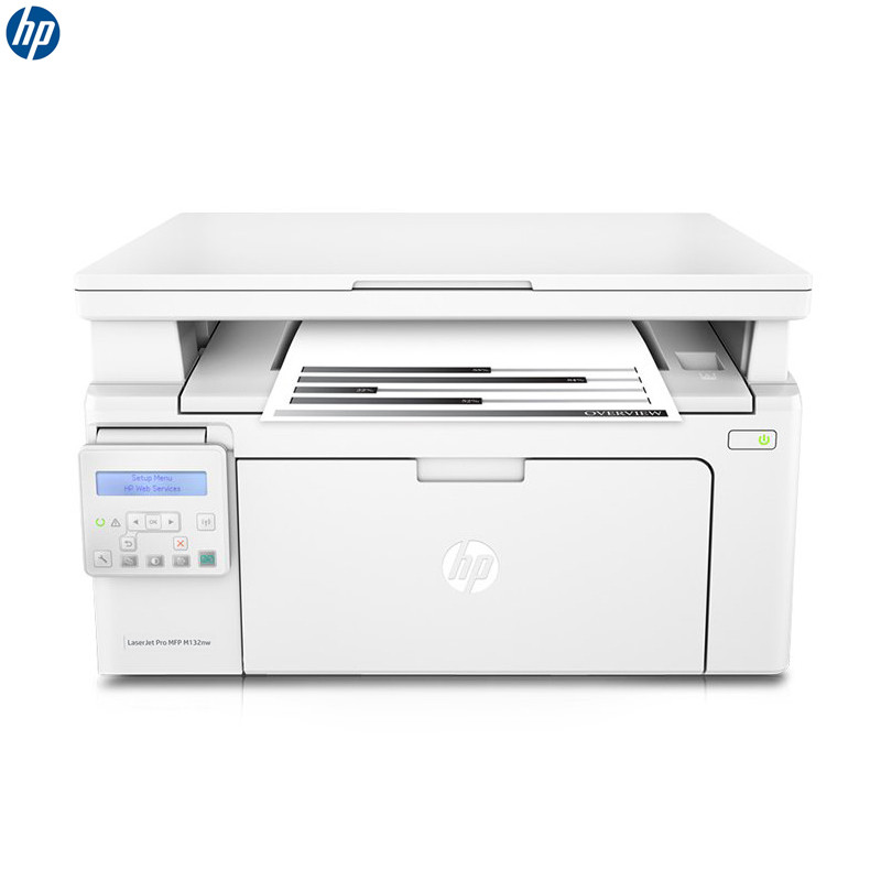 惠普(HP)LaserJet Pro MFP M132nw 黑白多功能一体机