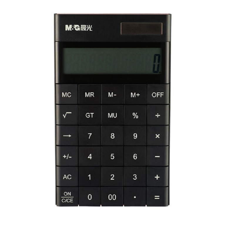 晨光(M&G) 黑色 简薄 平板 桌面型 计算器 ADG98719A(单位:台)