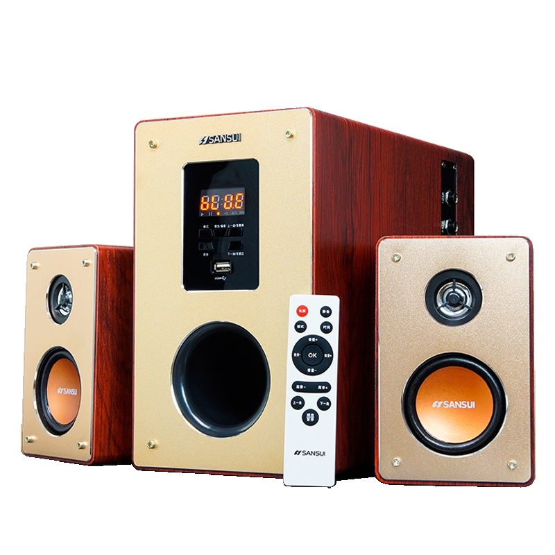 山水(SANSUI)GS-6000(81C) 台式电脑音响 K歌电视音响低音炮USB播放蓝牙音箱带遥控器