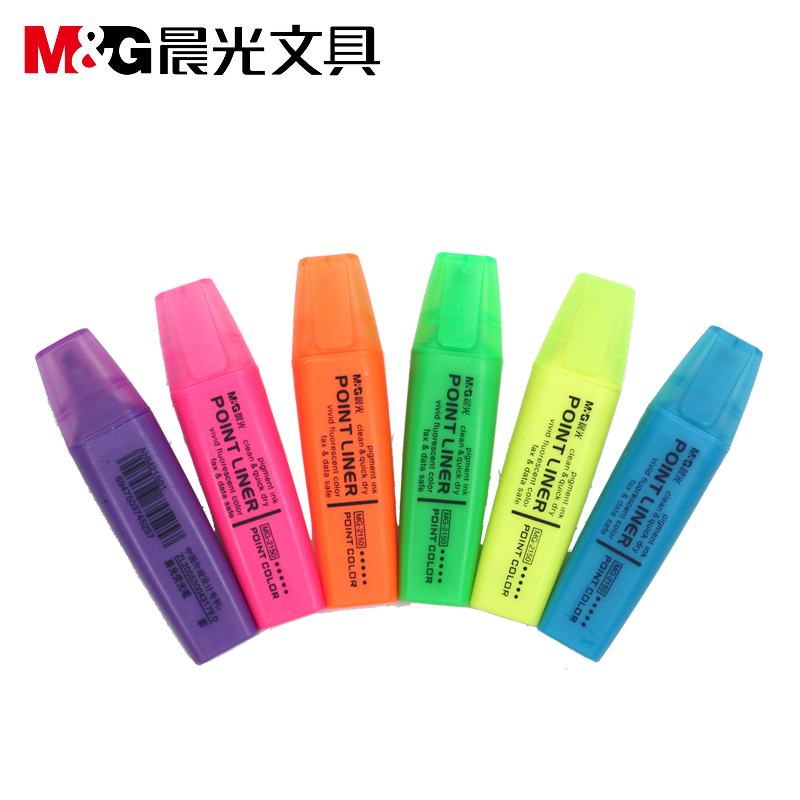 晨光 橙色 12支装 荧光笔 MG2150F (单位:盒)