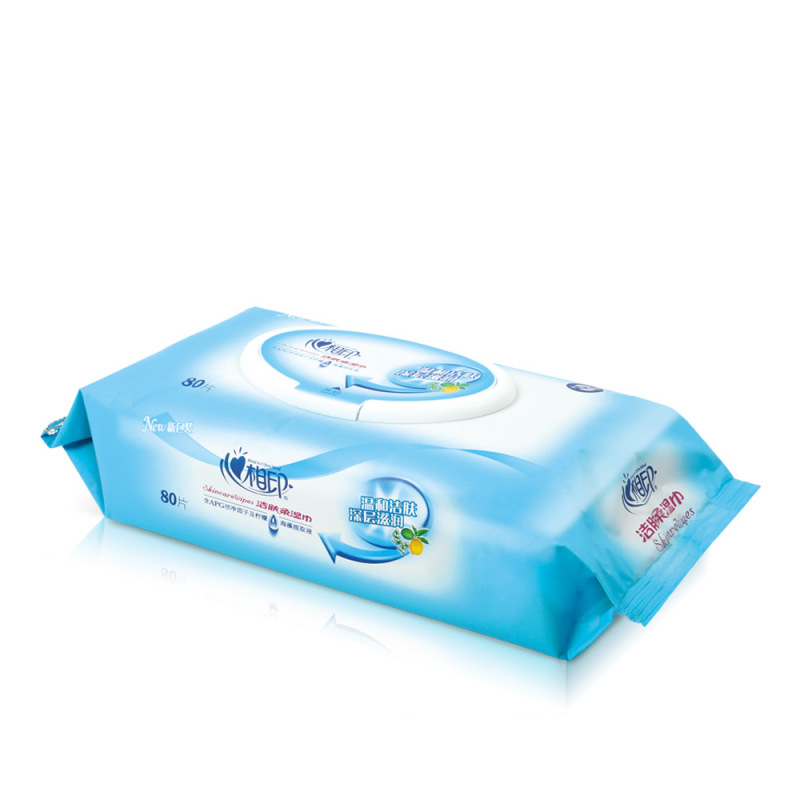 心相印 洁肤系列 80片装 湿巾 XCB080(单位:包)