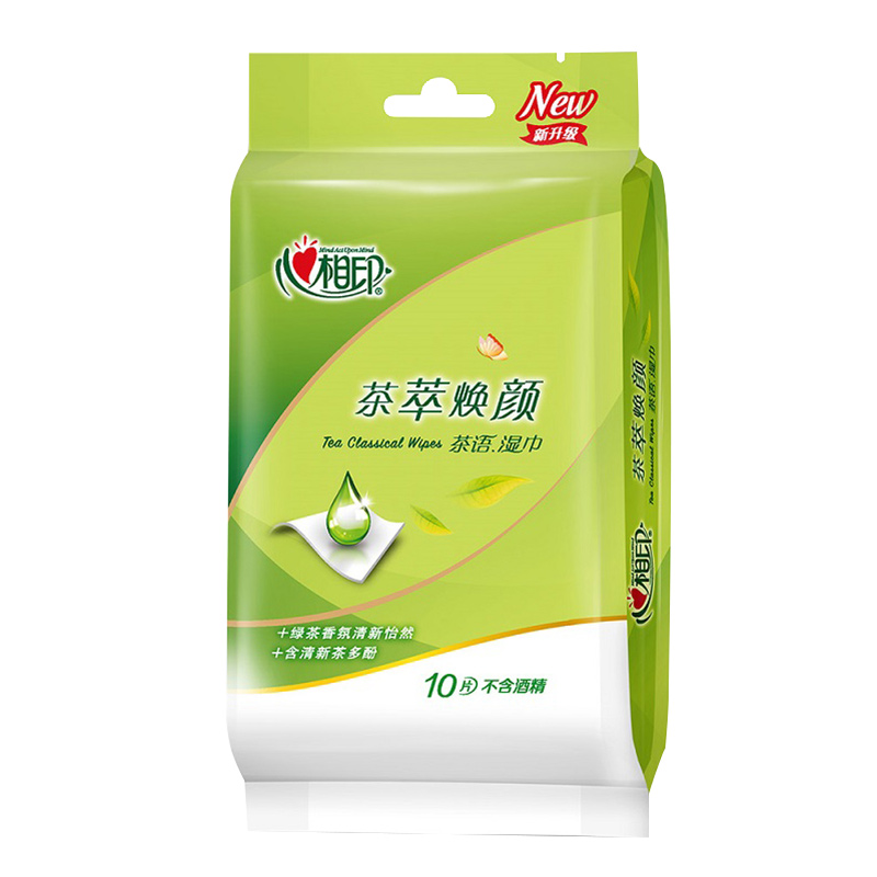 心相印 茶语系列 10片独立装 湿巾 XCR001(单位:包)