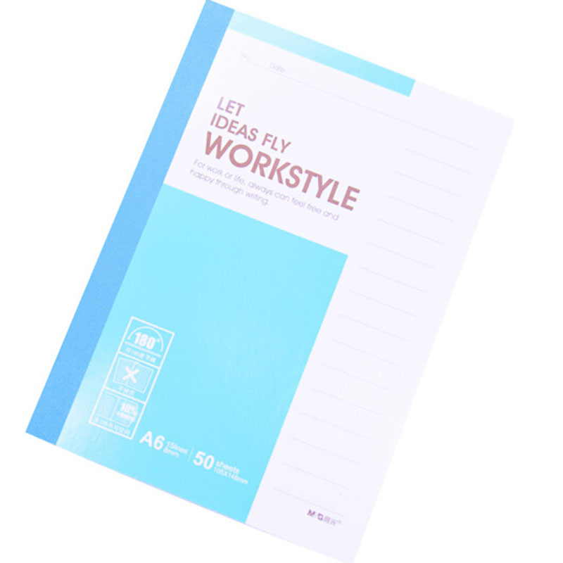 LTSM 晨光 无线装订本办公商务软抄本会议笔记本记事本 A6无线装订本50页 APYHA411