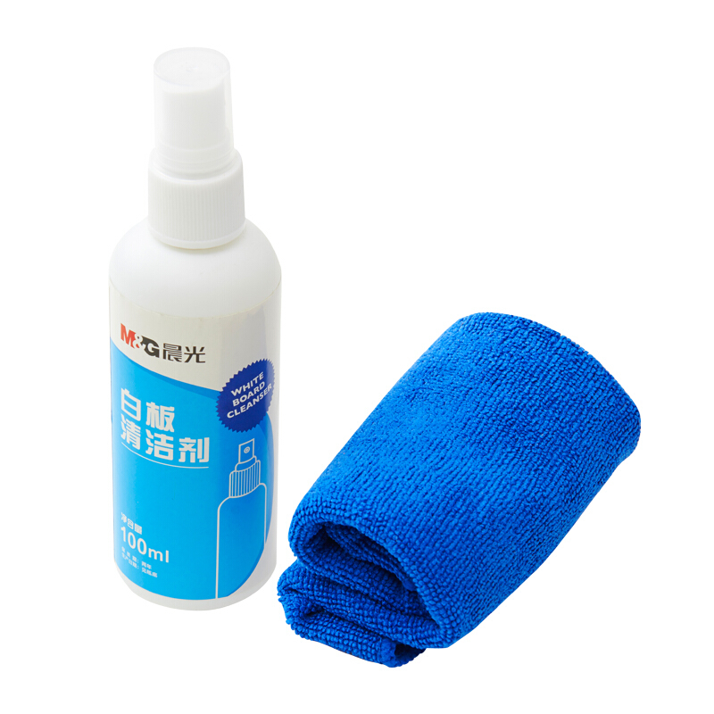 晨光(M&G) 白板清洁剂套装(包含清洁剂1瓶100ml+白板擦布1块) ASC99365 (单位:套)