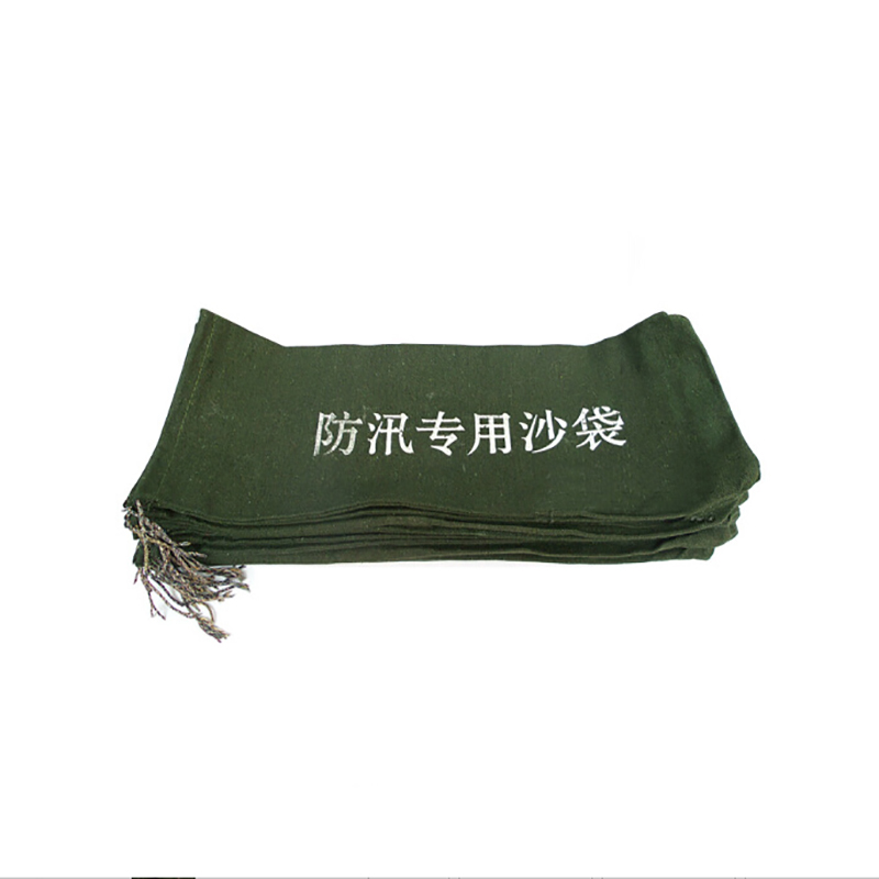 防汛沙袋 帆布防水填补袋沙袋 物业消防专用堵水沙包 防洪沙袋抽绳(个)