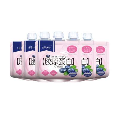 纤咔胶原蛋白果冻便携带代餐150g*6袋预防缓解皮肤长痘出油抗皱 营养素 盒装 国产