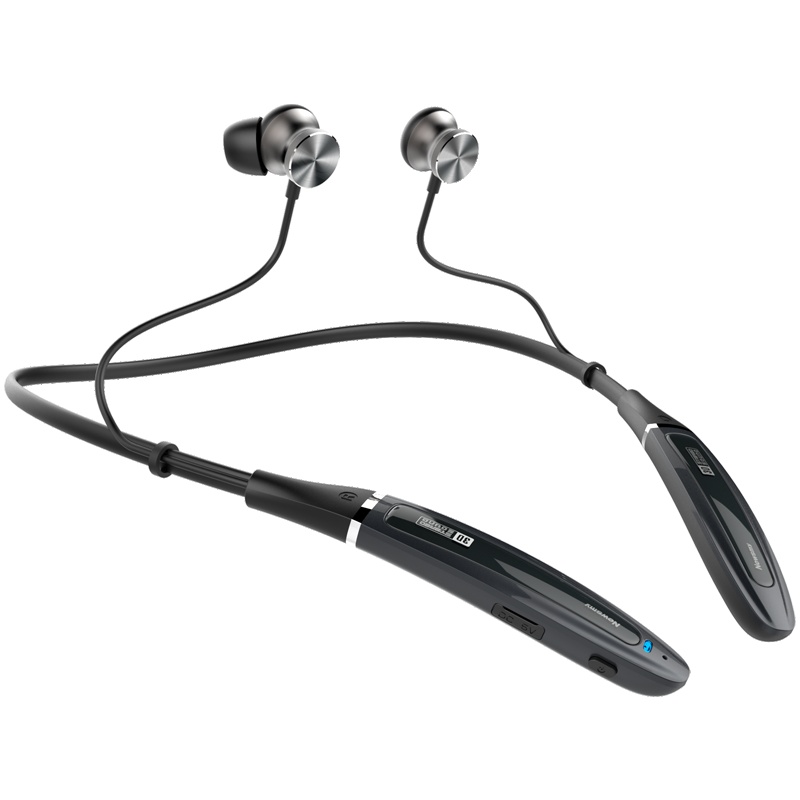 纽曼(Newsmy) MP3播放器 Q11 8G 灰色 颈挂入耳式 无线蓝牙耳机 防水跑步运动MP3音乐播放器 一体耳机