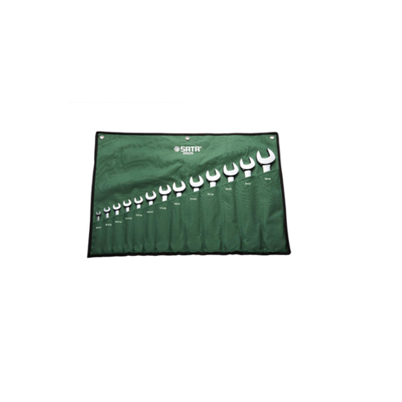 世达(SATA) 13件套全抛光开口扳手 09029