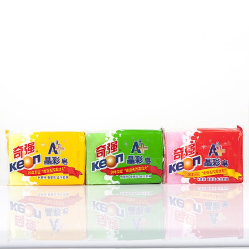 奇强(Keon) 洗衣皂 A3+晶彩皂 218g (单位:块)