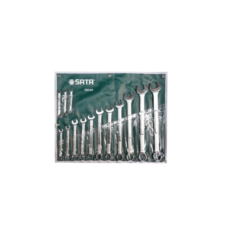 世达(SATA) 14件套公制凸筋两用扳手 09049