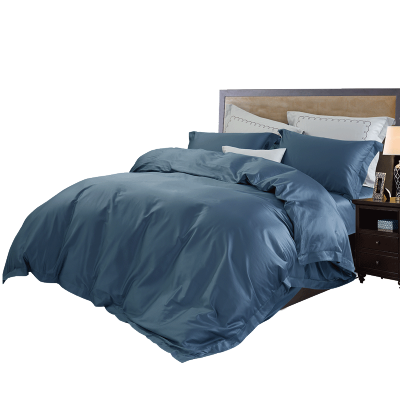 水星(MERCURY)家纺 双股100S/2*50S长绒棉高支高密纯棉四件套 酒店全棉套件床上用品床单被套其他衍缝