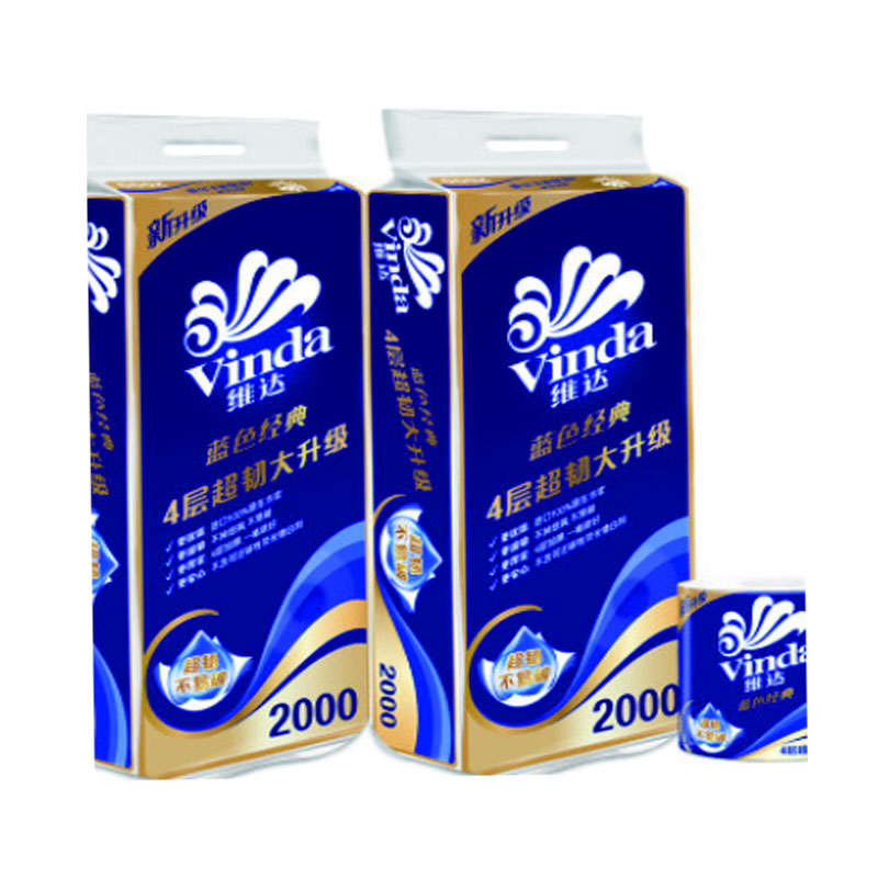 LTSM 维达 V4073-A 3层x200克 经典卷纸手纸卫生间用纸(10卷/提)