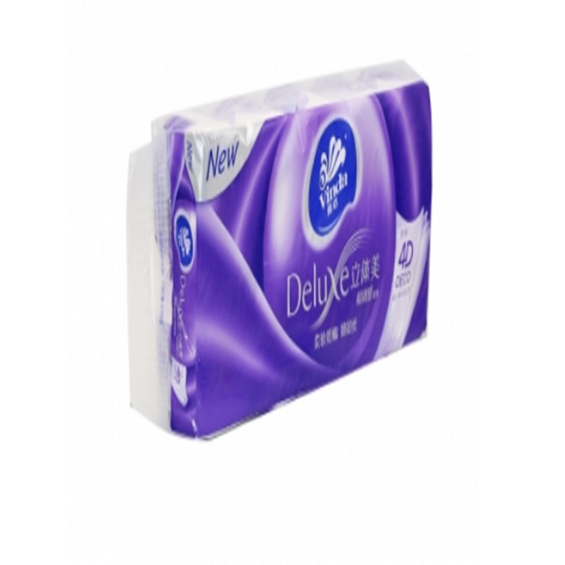 LTSM 150g*10卷维达立体美V4687无芯短卷四层卫生纸手纸卫生间用纸