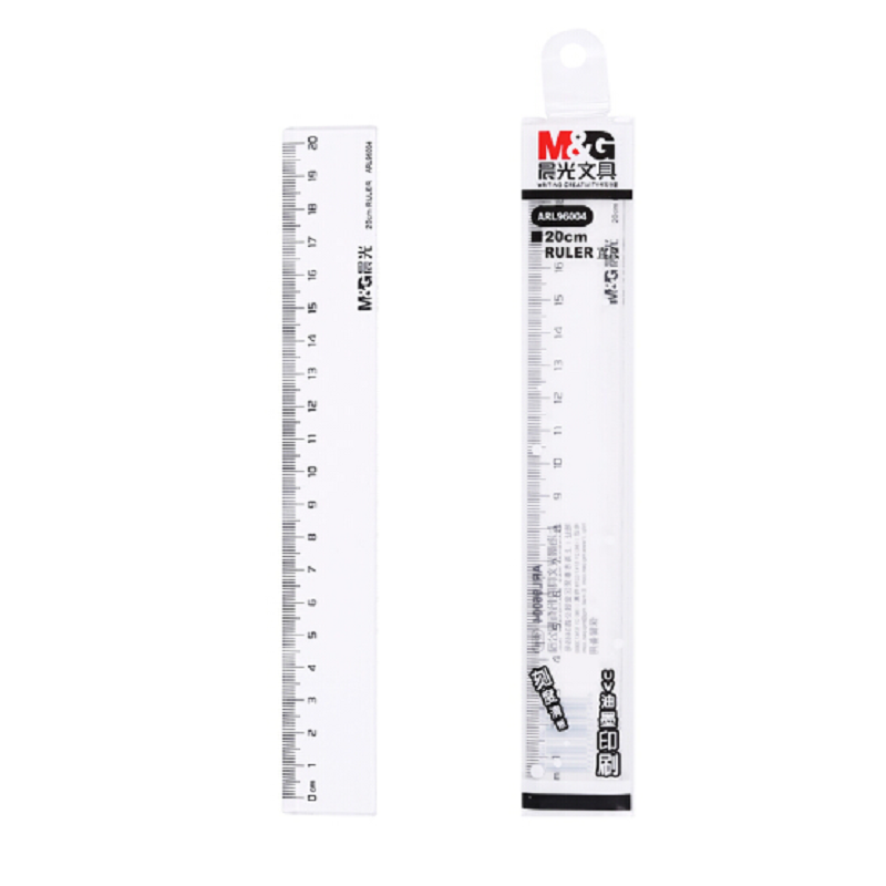 晨光(M&G) 20cm 办公塑料 直尺 ARL96004 (单位:把)