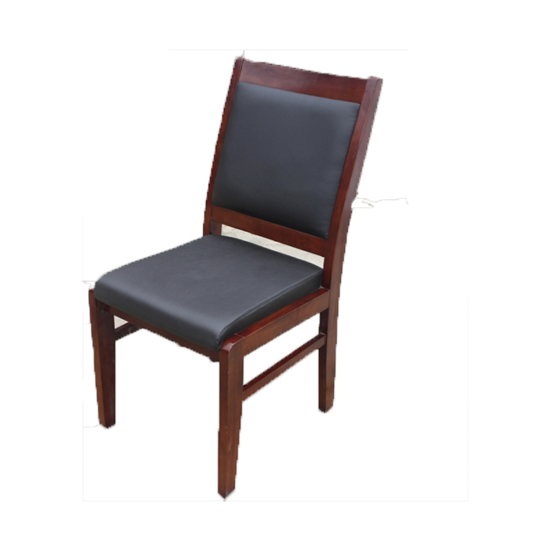 选兴 实木橡胶木桦木会议椅曲木椅韩皮办公椅单位办公椅
