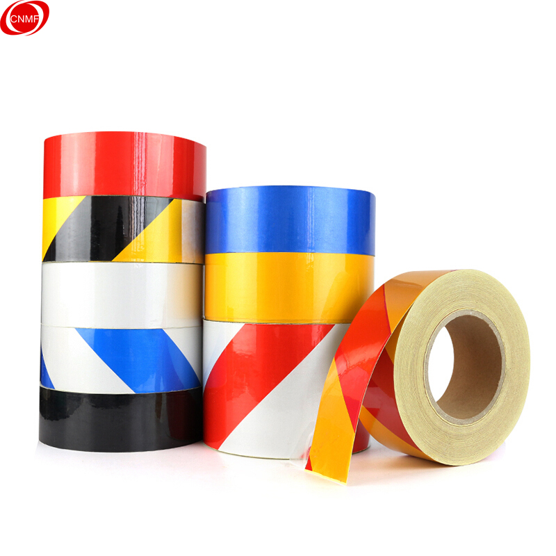 谋福 CNMF 8404 反光胶带(5cm宽警示黄黑反光条 长45.7米)