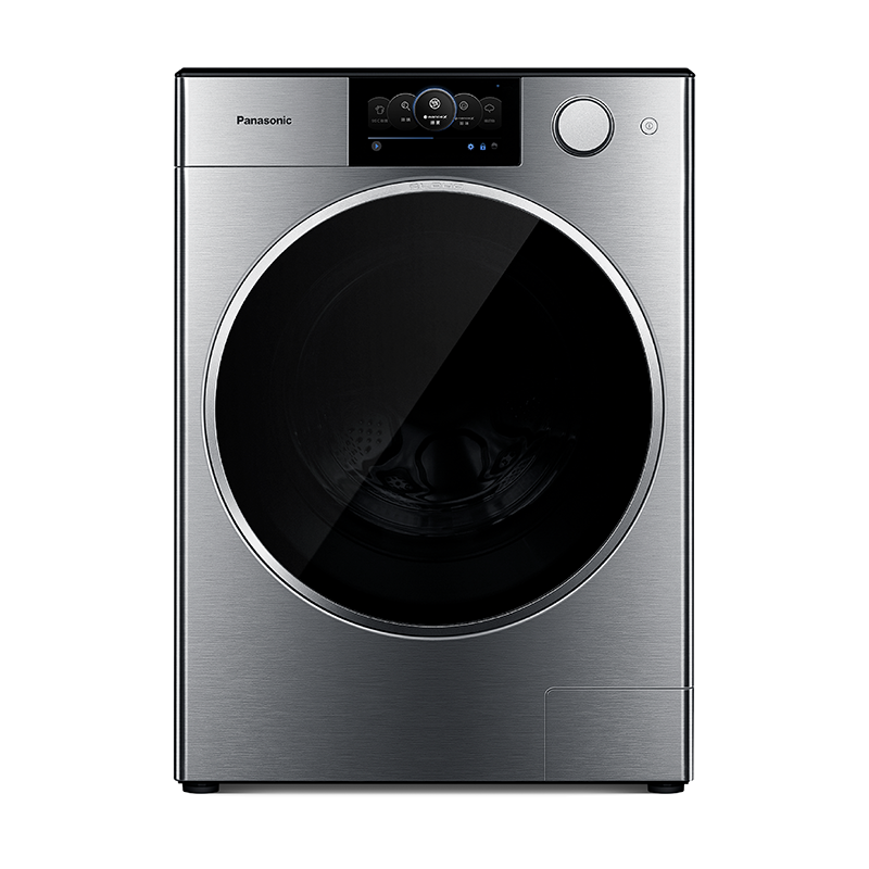 松下(Panasonic) XQG100-P1DL 10公斤 ALPHA系列 APP智控 光动银除菌 洗烘一体滚筒洗衣机