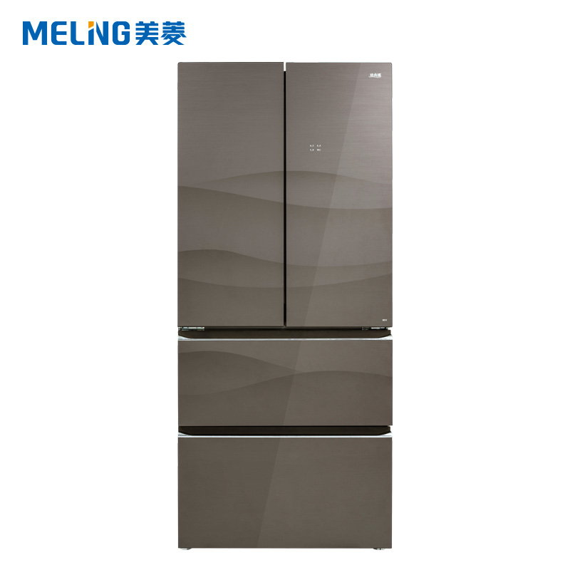 美菱(MELING) BCD-466WUPB 466升风冷无霜 智能操控 经典法式多门(拿铁棕)