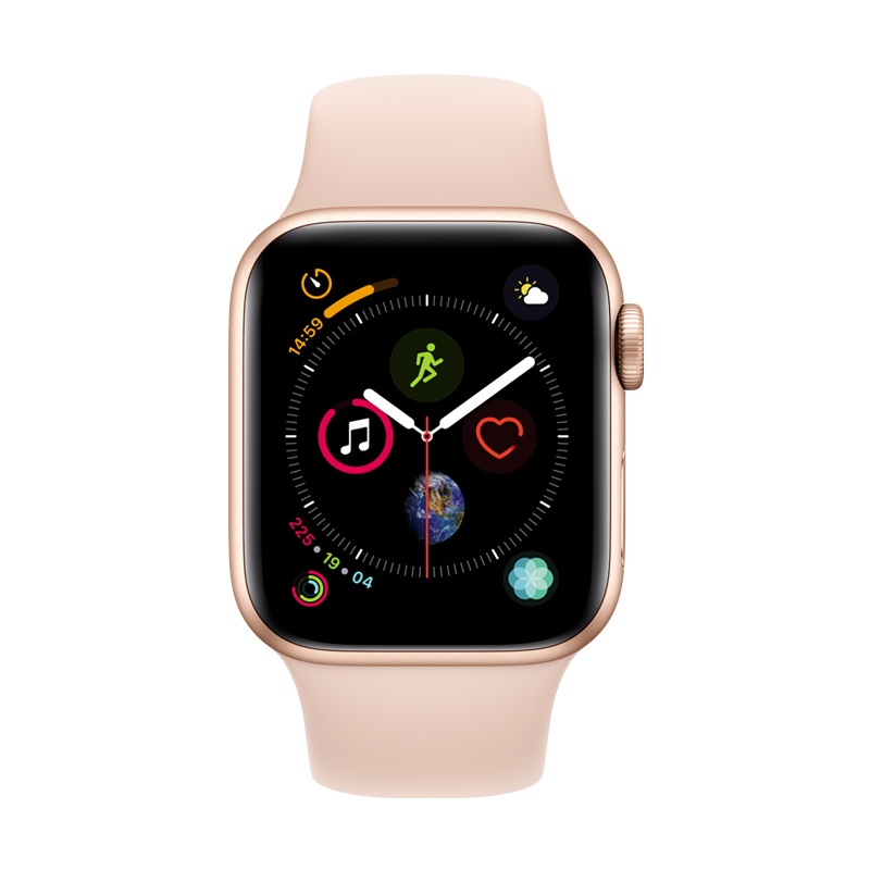 Apple Watch Series4 智能手表 GPS 40毫米 金色铝金属表壳搭配粉砂色运动型表带