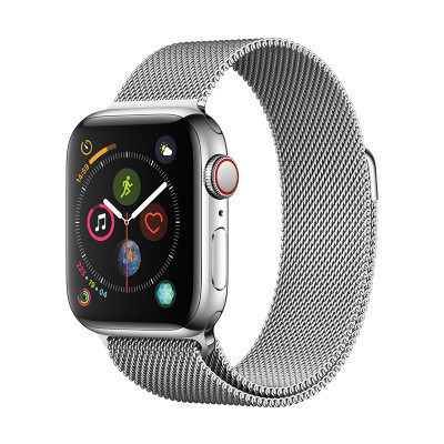 Apple Watch Series4 智能手表 GPS+蜂窝网络款 44毫米 不锈钢表壳搭配米兰尼斯表带