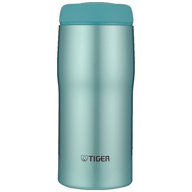 虎牌（tiger)日本原装进口保温杯 MJA-A036 360ml 高光银蓝AM 不锈钢男女水杯便携式商务杯子商务水杯