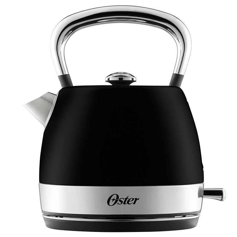美国奥士达(Oster)电热水壶家用进口不锈钢英国品牌温控电烧水壶(极夜黑)