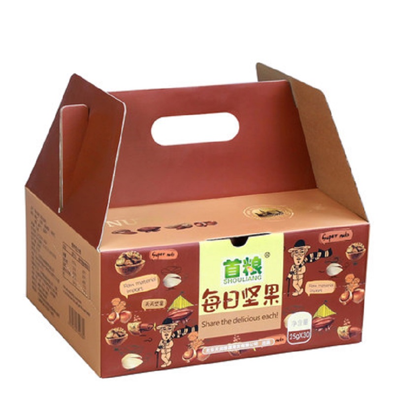 首粮(SHOULIANG)成人款每日坚果盒装750g混合干果原味果仁休闲小零食