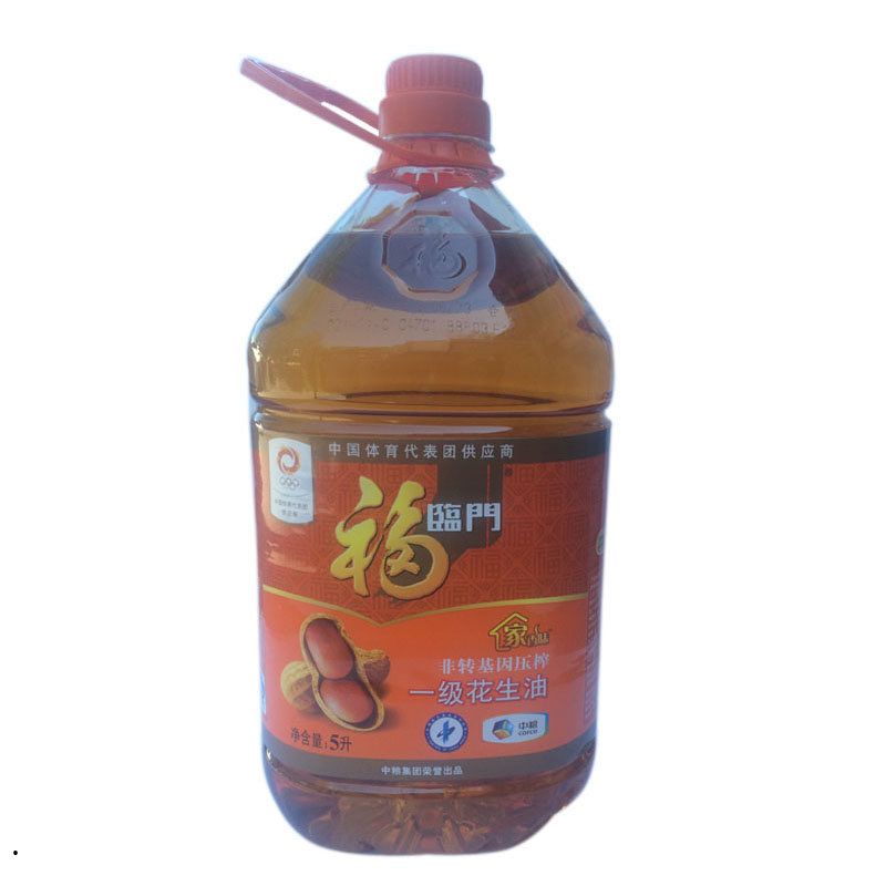 中粮 福临门 家香味 非转基因 压榨一级 花生油 5L (单位:桶)