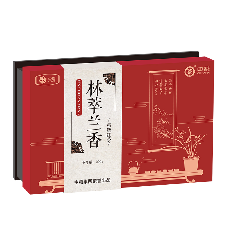 中粮中茶林萃兰香精选红茶礼盒