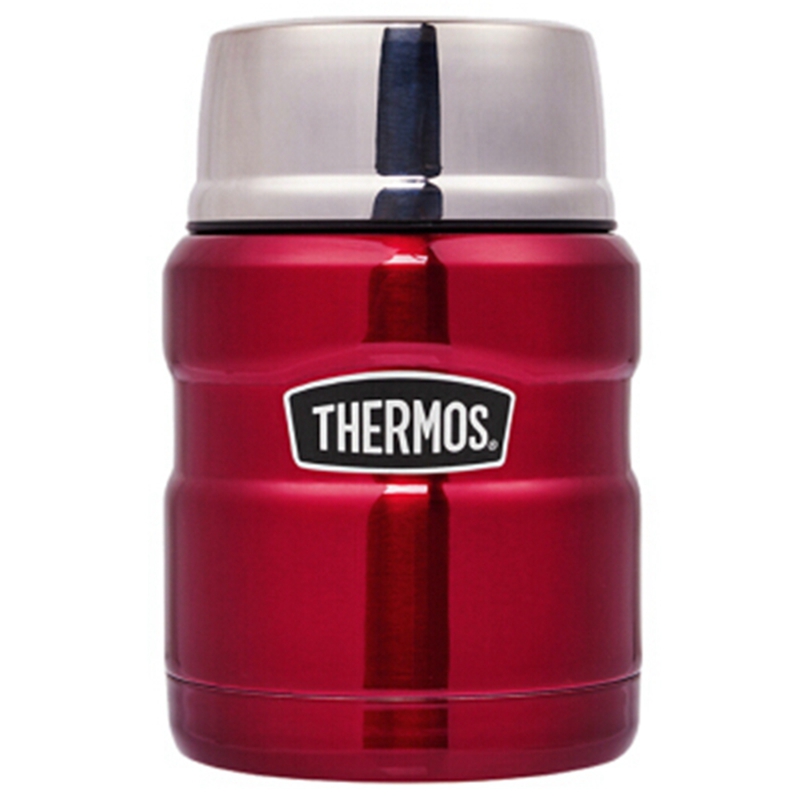 THERMOS膳魔師高真空不锈钢470ml 焖烧罐SK-3000 RD（红色）