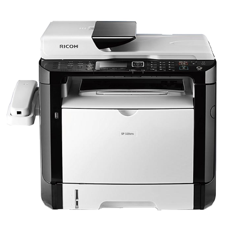 理光（Ricoh） SP 320SFN 黑白激光多功能网络打印机(打印/复印/扫描/传真)