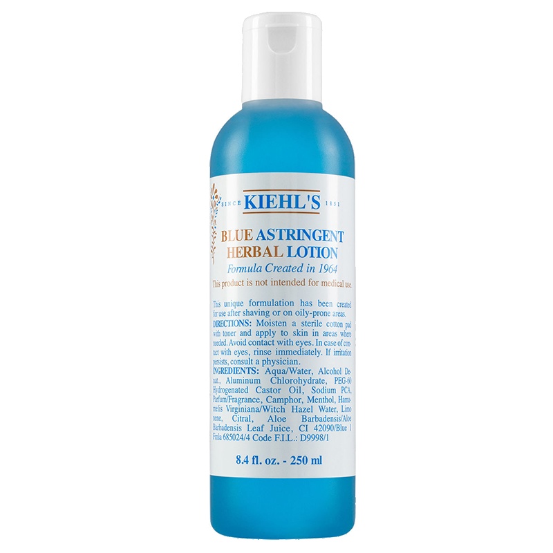 科颜氏(Kiehl's)蓝色草本净肤水 250ml 滋润 保湿 清爽