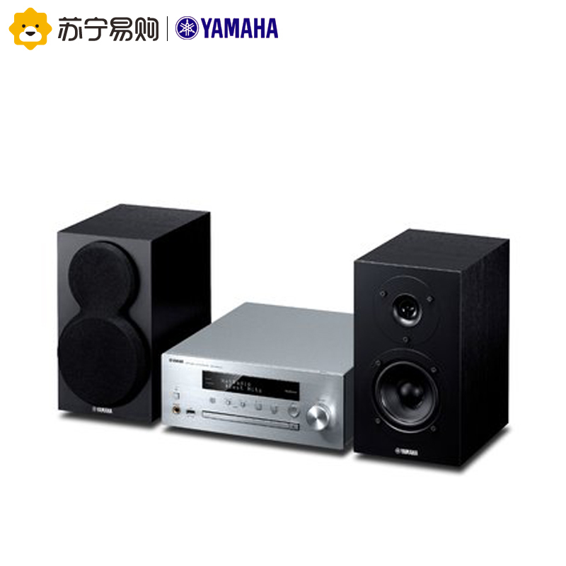 雅马哈(Yamaha)MCR-N470 音响 音箱 迷你音响 CD机 HIFI组合套装 2.1声道 蓝牙音响 wifi