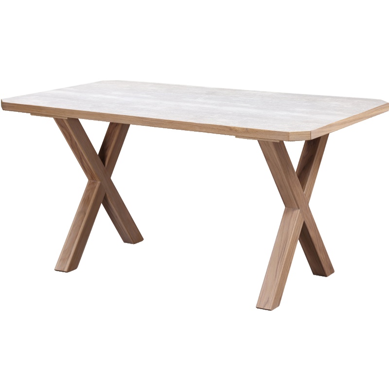 A家家具餐桌 简约现代餐桌餐椅套装组合简约北欧实木饭桌餐厅家具原木色木质其他 Y201-150