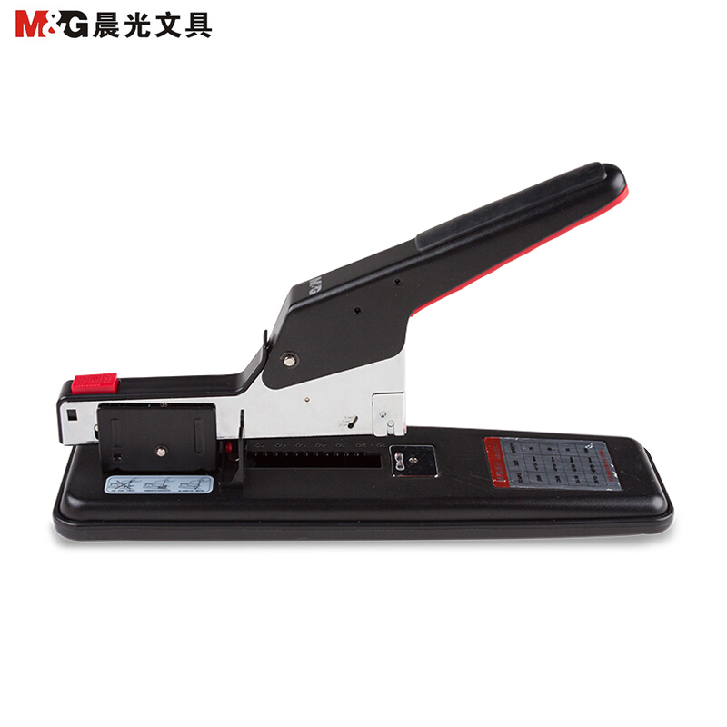 [精选]晨光(M&G) 重型订书机 大号重型订书机 可订200/100页加长杠杆装订器 ABS92771 重型100页