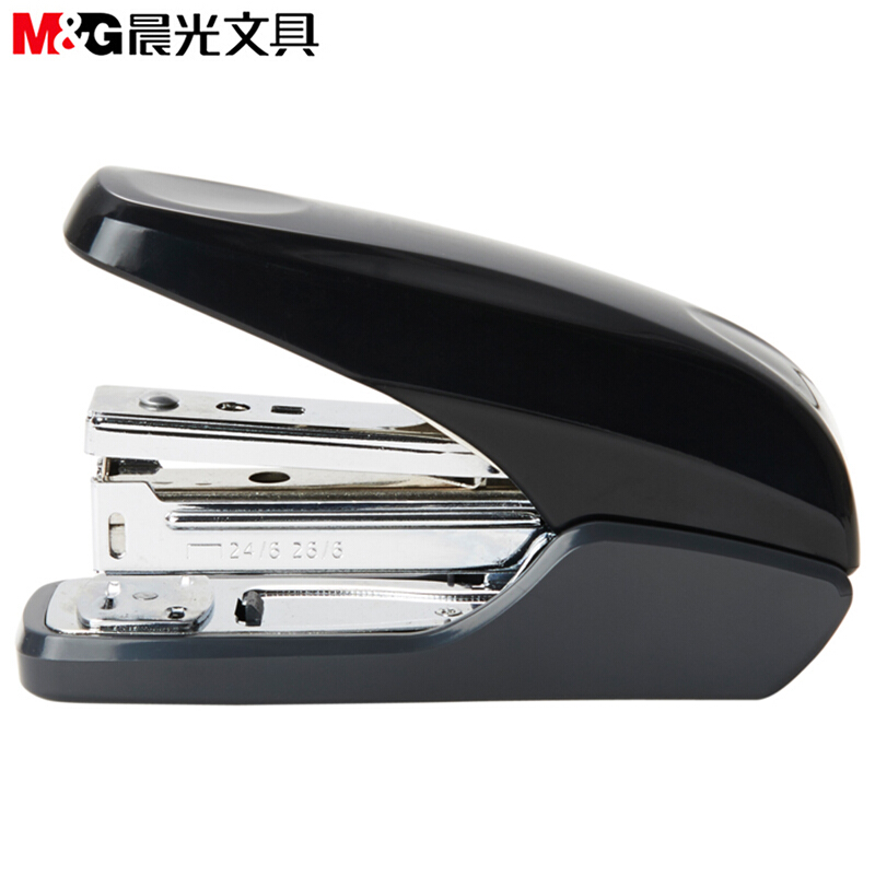 [精选]晨光(M&G)ABS92749订书机12号省力订书器金属拉杆统一型办公用品 颜色随机 省力型