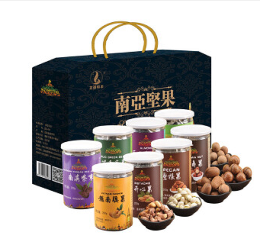 正道和丰(ZHENGDAO HEFENG) 坚果八罐装 南亚风情ZDJ-061