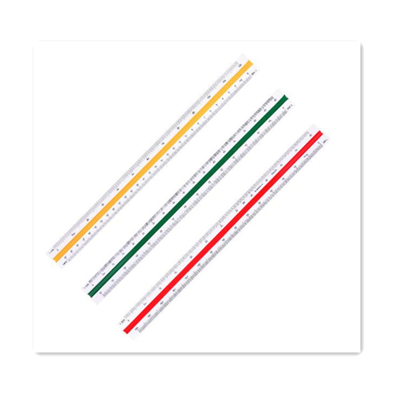 得力(deli)8930 30cm三棱比例尺 10个装